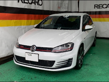 VW�@�t�H���N�X���[�Q���@�S���t7�@GTI�i2013�N�j�@�Ɂ@RECARO�i���J���j�@SR-7�@GK100�@BK/SIL�@����