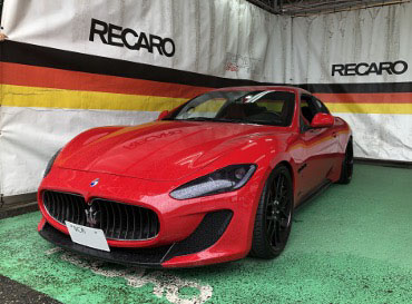 �}�Z���b�e�B�@�O�����g�D���Y���@MGTA�i2011�N�j�@���n���h���ԁ@�Ɂ@RECARO�i���J���j�@�X�|�[�c�X�^�[�@CL210H�@RED�@���@�N���X�X�|�[�c�X�^�[LL210H�@RED�@����