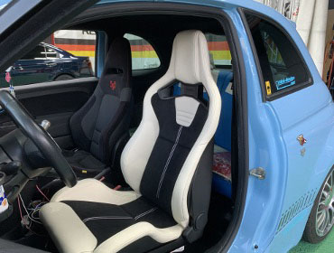 ABARTH595�@�Ɂ@RECARO�i���J���j�@�N���X�X�|�[�c�X�^�[CL210H�@�A�C�{���[�@����