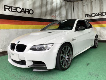 BMW�@M3�@E92�@6MT�i2009�N�j�@�Ɂ@RECARO�i���J���j�@SR-7�@GU100H�@BK�@�V�[�g�q�[�^�[�t���@�~���E�@����
