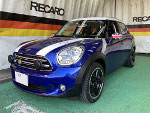 BMW�@MINI�@�N���X�I�[�o�[�@R60�@XD20F�@�i2014�N����j�@�Ɂ@RECARO�i���J���j�@SR-7F�@GK100�@BK/�u���[�@�A�[�����X�g�t���@�~���E�@����