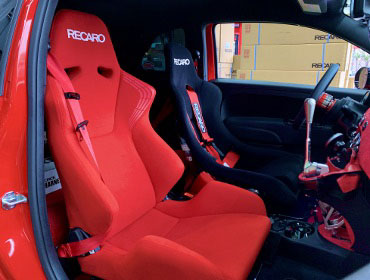 �A�o���g595�i2022�N�j�@�Ɂ@RECARO�i���J���j�@�|�[���|�W�V�����@���@SR-6�@KK100S�@RED�@����