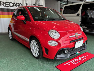 ABARTH�@ABA-31214T�@MT�ԁi2019�N�j�@�Ɂ@RECARO�i���J���j�@SR-S�@BK100�@BK/RED�@����