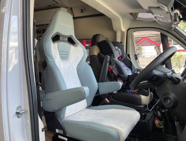 FIAT Ducato�@�f���J�g�@�i2024�N�j�@�Ɂ@RECARO�i���J���j�@SR-C�@UT100�@A/R�@�T�[�W�O���C�@�L���v�e���V�[�g�i�A�[�����X�g���E�j�@����