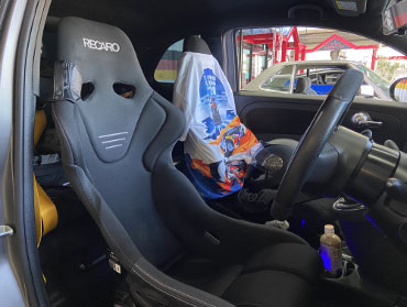 ABARTH�@595�i2021�N�j�@�Ɂ@RECARO�i���J���j�@TS-G�@GK�@BK/BK�@����