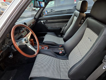 �����Z�f�X�x���c�@380SL�@R107�@E-107045�i1985�N�j�@�Ɂ@RECARO�i���J���j�@CLASSIC�@LX�@�y�s�^�@�~���E�@����