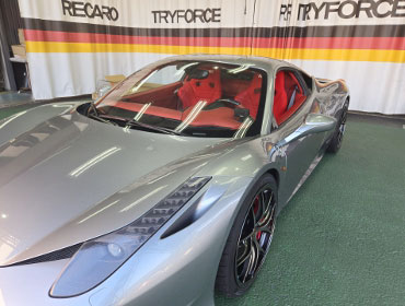 �t�F���[��458�C�^���A�@F142�@�Ɂ@RECARO�i���J���j�@RS-GS�@RED�@�~���E�@����