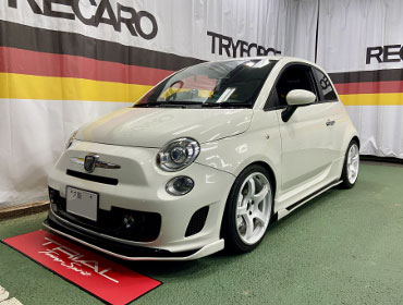 ABARTH500�@312141�i2017�N�j�@�Ɂ@RECARO�i���J���j�@RS-G�@GK�@BK/BK�@�~���E�@����