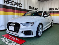 AUDI�@RS3�@8VDA2L�i2020�N�j�@�Ɂ@RECARO�i���J���j�@�X�|�[�c�X�^�[LL210H�@BK/BK�@�V�[�g�q�[�^�[�t���@�~���E�@����