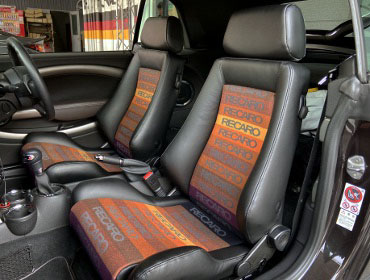 BMW�@MINI�N�[�p�[S�@R57�@DBA-ZP16�i2015�N�j�@�Ɂ@RECARO�i���J���j�@���ʌ���CLASSIC LX�@�X�y�N�g�����@�~���E�@����