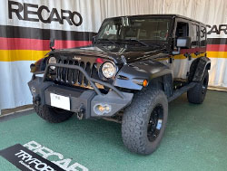 JEEP�@�����O���[�@JK38L�i2007�N�j�@�Ɂ@RECARO�i���J���j�@SR-S�@BK100�@BK/SIL�@����