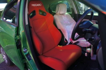 RECARO�i���J���V�[�g�j�@MAZDA�@�f�~�I�@DE3FS��RECARO�i���J���j�@SR-7F KK100�@Red�@����