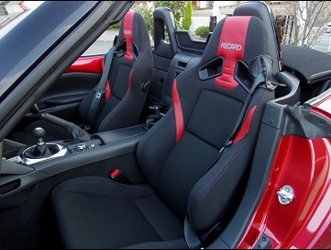 RECARO�i���J���V�[�g�j�@MAZDA�@���[�h�X�^�[�@ND5RC�Ƀ��J���@SR-7 Lassic RED/RED�@���@SR-7F Lassic RED/RED�@����