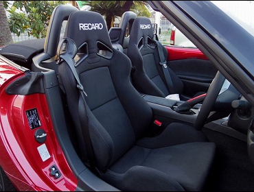 RECARO�i���J���V�[�g�j�@MAZDA�@���[�h�X�^�[�@ND5RC�Ƀ��J���@SR-7 KK100�@BK�@�~2�r�@����