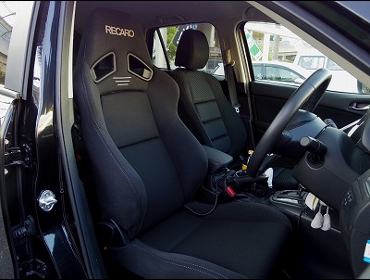 MAZDA�@CX-5��RECARO�i���J���j�V�[�g�@SR-7F GK100�@BK/BK�@����