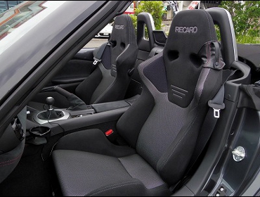 RECARO�i���J���V�[�g�j�@MAZDA�@���[�h�X�^�[NRA�@ND5RC�Ƀ��J���@SR-6 GK100SH�i�V�[�g�q�[�^�[�t���j�@BK/SIL�@���@SR-6 GK100S�@BK/SIL�@����