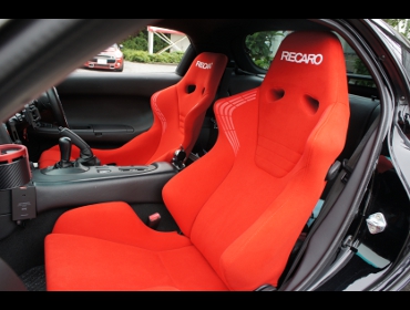 RECARO�i���J���V�[�g�j�@MAZDA�@RX-7�@FD3S�Ƀ��J���@TS-GS RED�@���@SR-6 KK100S RED�@����