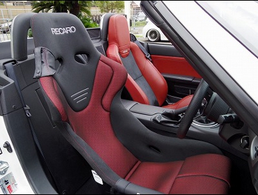 RECARO�i���J���V�[�g�j�@MAZDA�@���[�h�X�^�[�@NCEC�Ƀ��J���@TS-G GK�@BK/RED�@����