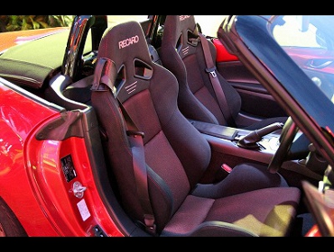 RECARO�i���J���V�[�g�j�@MAZDA�@���[�h�X�^�[�@ND5RC�Ƀ��J���@SR-7/7F�@GK100H�V�[�g�q�[�^�[�t���@BK/RED�@�iBOSE�X�s�[�J�[/�s�A�m�u���b�N�J�o�[�j�@����