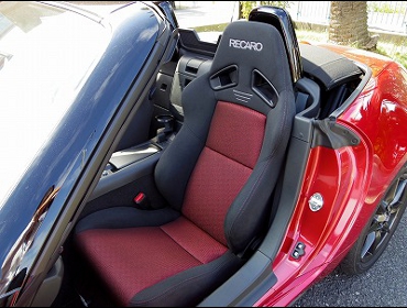 RECARO�i���J���V�[�g�j�@MAZDA�@���[�h�X�^�[�@ND��RECARO�i���J���j�@SR-7 GK100H �V�[�g�q�[�^�[�t���@BK/RED�@���@SR-7F�@GK100�@BK/RED�@�W���X�s�[�J�[���s�A�m�u���b�N�X�s�[�J�[�J�o�[�@����