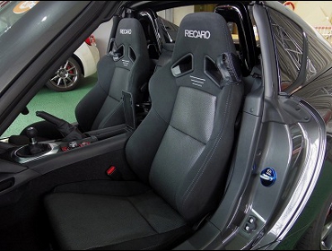 RECARO�i���J���V�[�g�j�@MAZDA�@���[�h�X�^�[RF�@NDERC�@�Ƀ��J���@SR-7�@GK100�@�V�[�g�q�[�^�[�t���@BK/SIL�@���@SR-7F�@GK100�@�V�[�g�q�[�^�[�t���@BK/SIL�@�V�[�g�o�b�N�o�[�J�o�[�i�s�A�m�u���b�N�j�@����