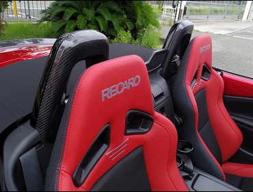 RECARO�i���J���V�[�g�j�@MAZDA�@���[�h�X�^�[�@ND5RC�Ƀ��J���@SR-7�@Lassic�@RED���U�[�@���@SR-7F�@Lassic�@RED���U�[�@�V�[�g�o�b�N�o�[�J�o�[�@�J�[�{���@����