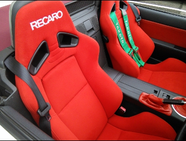 RECARO�i���J���V�[�g�j�@MAZDA�@���[�h�X�^�[�@NCEC�@�Ɂ@���J���@SR-7�@KK100�@�V�[�g�q�[�^�[�t���@RED�@�~2�r�@����