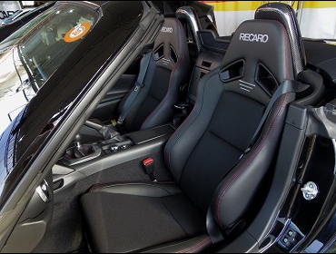 MAZDA�@���[�h�X�^�[�@ND5RC�@�Ɂ@RECARO�i���J���j�@SR-7�@Lassic �@BK�@�V�[�g�q�[�^�[�t���@���@SR-7F�@Lassic BK�@�V�[�g�q�[�^�[�t���@�V�[�g�o�b�N�o�[�J�o�[/�J�[�{���@����