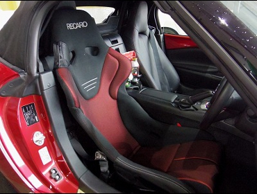 RECARO�i���J���V�[�g�j�@MAZDA�@ND���[�h�X�^�[�@�Ɂ@RECARO�i���J���j�@TS-G�@GK�@BK/RED�@�V�[�g�q�[�^�[�t���@����