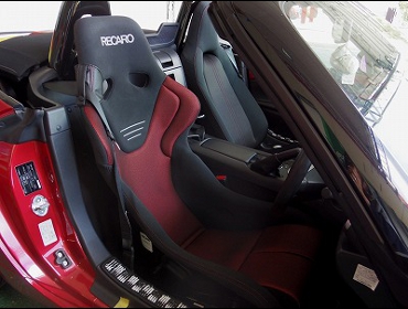 MAZDA�@���[�h�X�^�[�@ND5RC�@2015�N�@�Ɂ@RECARO�i���J���j�@TS-G�@GK�@BK/RED�@���@�V�[�g�o�b�N�o�[�X�s�[�J�[�J�o�[�@�s�A�mBK/�W���X�s�[�J�[�@����