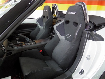 RECARO�i���J���V�[�g�j�@MAZDA�@���[�h�X�^�[�@ND5RC�@�Ɂ@RECARO�i���J���j�@SR-6�@GK100S�@BK/SIL�@�~���E�@����