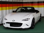 MAZDA�@���[�h�X�^�[�@ND5RC�i2015�N�j�@�Ɂ@RECARO�i���J���j�@SR-7�@GK100�@BK/SIL�@�V�[�g�q�[�^�[�t���@���@�V�[�g�o�b�N�J�o�[�@�s�A�m�u���b�N/�W���X�s�[�J�[�@����