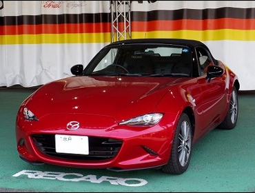 MAZDA�@���[�h�X�^�[�@ND5RC�i2015�N5���j�@�Ɂ@RECARO�i���J���j�@TS-G�@GK�@BK/RED�@����