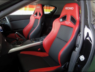RECARO�i���J���V�[�g�j�@MAZDA�@RX-8�@SE3P�i2007�N2���j�@�Ɂ@RECARO�i���J���j�@SR-7�@Lassic�@RED�@���@SR-7F�@Lassic�@RED�@����