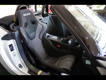 MAZDA�@ND���[�h�X�^�[�@ND5RC�i2017�N�j�@�Ɂ@RECARO�i���J���j�@RS-G�@GK�@BK/SIL�@�V�[�g�o�b�N�o�[�J�o�[�@�s�A�m�u���b�N�@����