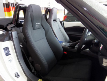 MAZDA�@���[�h�X�^�[�@ND5RC�@�Ɂ@RECARO�i���J���j�@LX-F�@TR�@NN�@BK�@���@�V�[�g�o�b�N�o�[�J�o�[�@�s�A�m�u���b�N�@����