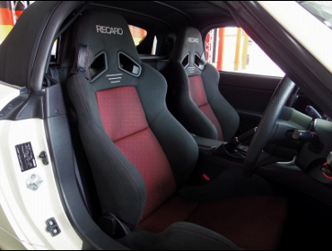 MAZDA�@���[�h�X�^�[�@NCEC�i2009�N�j�@�Ɂ@RECARO�i���J���j�@SR-7�@GK100�@BK/RED�@�~���E�@��