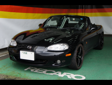 MAZDA�@���[�h�X�^�[�@NB8C�@�Ɂ@RECARO�i���J���j�@PRO RACER�@RMS�@2700G�@���@RS-G�@GK�@BK/SIL�@����