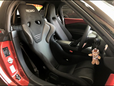 MAZDA�@���[�h�X�^�[�@�m�c�i2019�N7���j�@�Ɂ@RECARO�i���J���j�@RS-G�@GK�@BK/SIL�@����