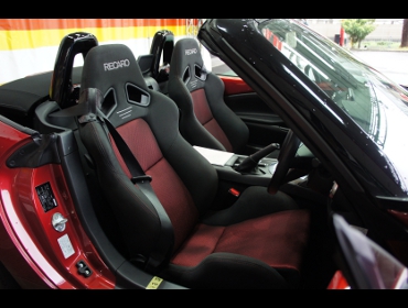 MAZDA�@���[�h�X�^�[�@ND5RC�i2015�N�j�@�Ɂ@RECARO�i���J���j�@SR-7�@GK100�@BK/RED�@�V�[�g�q�[�^�[�t���@���@SR-7F�@GK100�@BK/RED�@�V�[�g�q�[�^�[�t���@����