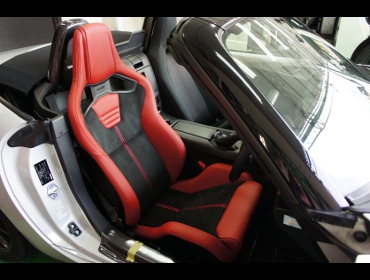 MAZDA�@���[�h�X�^�[�@ND5RC�i2015�N/11���j�@�Ɂ@RECARO�i���J���j�@�X�|�[�c�X�^�[CL210H�@RED�@���@�V�[�g�o�b�N�o�[�X�s�[�J�[�J�o�[�@�J�[�{���@BOSE�X�s�[�J�[�Z�b�g�@����