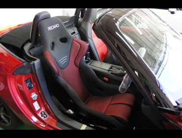 MAZDA�@���[�h�X�^�[�@ND�@�Ɂ@RECARO�i���J���j�@RS-G�@GK�@BK/RED�@�V�[�g�q�[�^�[�t���@����