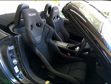 MAZDA�@���[�h�X�^�[NR-A�@ND5RC�@�Ɂ@RECARO�i���J���j�@RS-G�@GK�@BK/BK�@�V�[�g�q�[�^�[�t���@���@SR-7F�@GK100�@BK/BK�@�V�[�g�q�[�^�[�t���@����