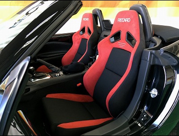MAZDA�@���[�h�X�^�[�@ND�i2020�N�j�@�Ɂ@RECARO�i���J���j�@SR-7�@GU100H�@RED�@�V�[�g�q�[�^�[�t���@���@SR-7F�@GU100H�@RED�@�V�[�g�q�[�^�[�t���@����