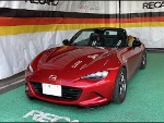 MAZDA�@���[�h�X�^�[�@ND5�i2015�N�j�@�Ɂ@RECARO�i���J���j�@TS-G�@GK�@BK/BK�@�V�[�g�o�b�N�o�[�J�o�[�@�s�A�mBK/BOSE�X�s�[�J�[�@����