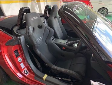 MAZDA�@���[�h�X�^�[�@ND5�i2015�N�j�@�Ɂ@RECARO�i���J���j�@TS-G�@GK�@BK/BK�@�V�[�g�o�b�N�o�[�J�o�[�@�s�A�mBK/BOSE�X�s�[�J�[�@����