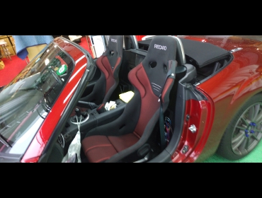 MAZDA�@���[�h�X�^�[�@NC1�@RS�i2005�N�j�@�Ɂ@RECARO�i���J���j�@RS-G�@GK�@BK/RED�@�V�[�g�q�[�^�[�t���@�~���E�@����