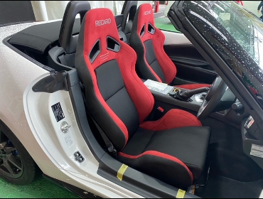 MAZDA�@���[�h�X�^�[�@ND5RC�i2017�N�v�j�@�Ɂ@RECARO�i���J���j�@SR-7�@GU100H�@RED�@���@SR-7F�@GU100H�@RED�@����