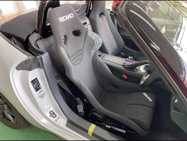 MAZDA�@���[�h�X�^�[�@ND5RC�i2015�N�j�@�Ɂ@RECARO�i���J���j�@RS-GS�@BK�@���@�V�[�g�o�b�N�o�[�J�o�[�@�s�A�m�u���b�N�@����