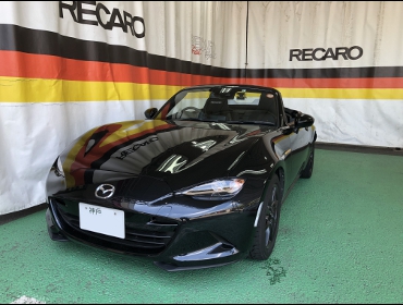 MAZDA�@���[�h�X�^�[�@ND5RC�i2019�N�j�@�Ɂ@RECARO�i���J���j�@RS-G�@GK�@BK/SIL�@����
